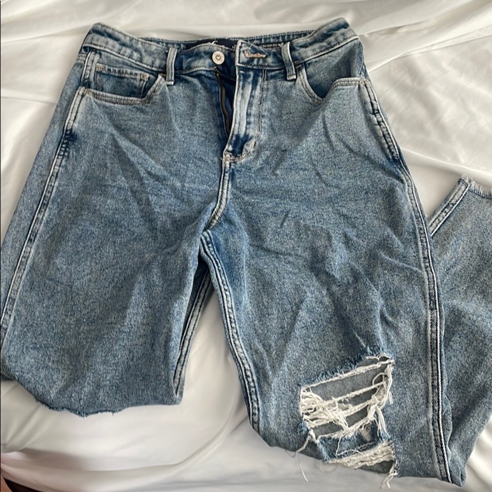 High rise mom jeans